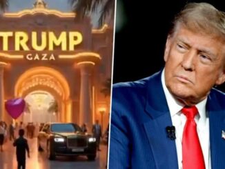 'Trump Gaza': US President Donald Trump Shares AI Video of Gaza Featuring Elon Musk and Israeli PM Benjamin Netanyahu (Watch)
