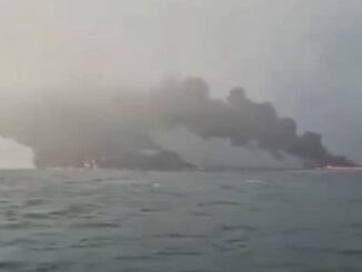 England: Massive Fire Breaks Out After German Cargo Ship and Swedish Oil Tanker Crash off UK Coast; Rescue Underway (Watch Video)