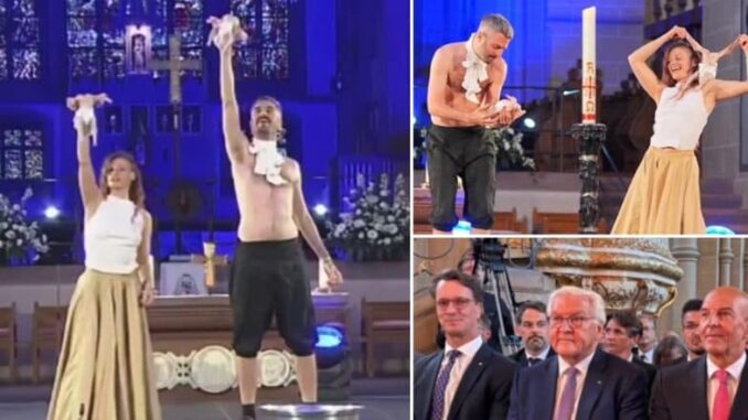 Germany: Archdiocese of Paderborn Issues Apology After Dance Performance Inside Paderborn Cathedral Showing Near-Naked Dancers and Chickens in Diapers Sparks Outrage Among Catholics (Video)