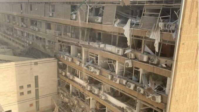 Iran Strikes Soroka Hospital in Beersheba, Hits Children’s Ward; Benjamin Netanyahu Condemns Attack