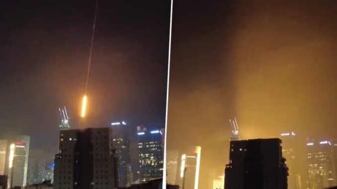 Israel-Iran Conflict: Approx 150 Ballistic Missiles Fired at Israel in 2 Barrages by Iran, Says IDF (Watch Videos)