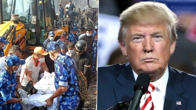 ‘Terrible, One of the Worst in the Aviation History’: US President Donald Trump on Air India Flight AI171 Crash Near Ahmedabad Airport (Watch Video)