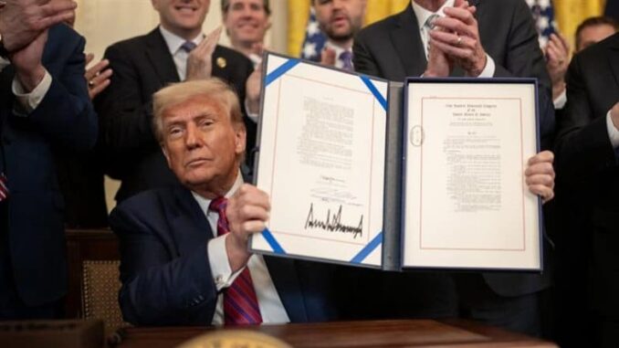 Donald Trump Signs Crypto Bill, ‘Genius Act’ To Regulate Cryptocurrency, Jokes ‘They Named It After Me’