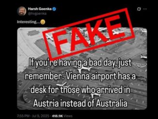 Fact Check: Does Vienna Airport Have Desk for Those Who Accidentally Flew to Austria Instead of Australia? Know the Truth Here