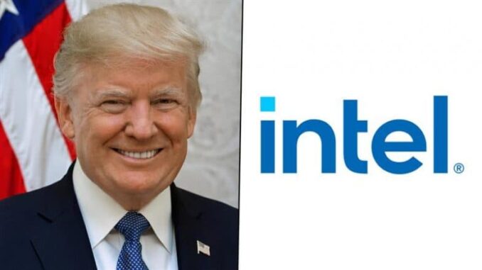 Donald Trump Announces US Government To Take 10% Stake in Intel in Exchange for Federal Subsidies