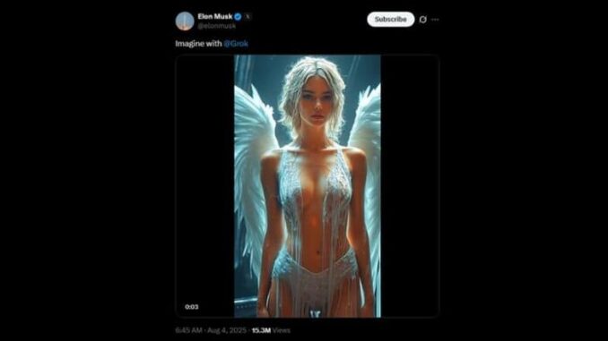 Grok Imagine ‘Spicy’ Mode Enables NSFW Content: Elon Musk-Run xAI’s New AI Tool Lets Users Create Sexually Explicit Images and Videos