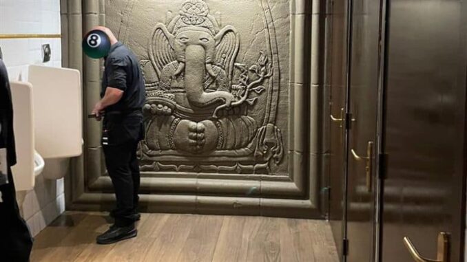 Lord Ganesh Statue Inside CDLC Barcelona Washroom Sparks Outrage, ‘Using Hindu Deity As Bathroom Décor Isn’t ’Exotic’, It’s Disrespectful’, Says X User (See Pic)