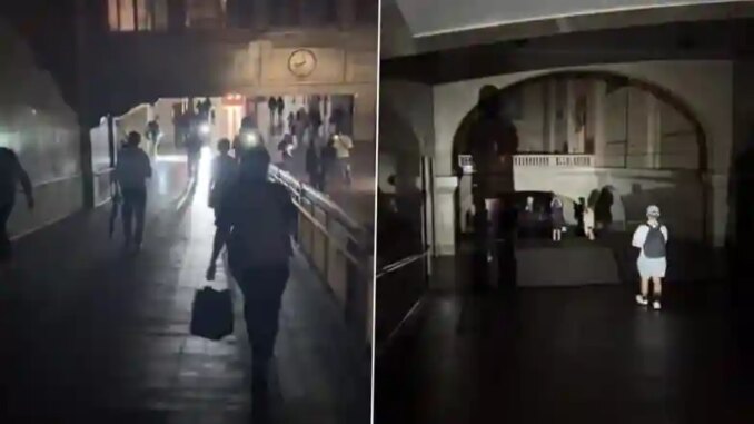 Blackout in New York: Commuters Navigate Grand Central Terminal Using Phone Lights After Power Outage, Video Surfaces