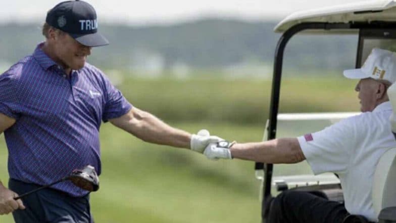 Donald Trump Shares Pic Playing Golf With Jon Gruden Amid ‘Trump Is Dead’ Rumours