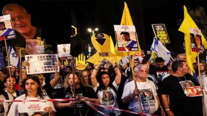 Israel-Hamas Conflict: Israeli Hostages’ Kin Demand Release, Prevention of Death Ahead of Benjamin Netanyahu’s Meeting on Gaza