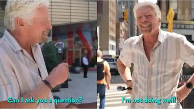 ‘A Bit of Rejection Is Healthy’: Richard Branson’s Voxpop for ‘Doorbell of Dreams’ in NYC Sees Women Walk Away Before an Inspiring Encounter With a Young Dreamer (Watch Video)
