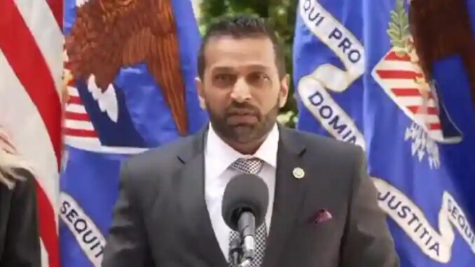 Kash Patel Fires FBI Trainee for Displaying Gay Pride Flag at California Field Office