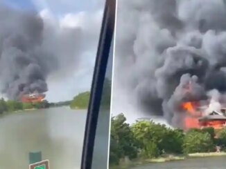 US Fire: Massive Blaze Erupts at SC Judge Diane Goodstein’s Beach Home After ‘Explosion’, 3 Including Former Senator Arnold Goodstein Hospitalised in South Carolina; Video Surfaces
